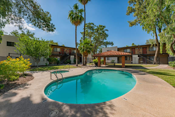Pool at Casa Del Coronado Apartments in Tucson Arizona 2021