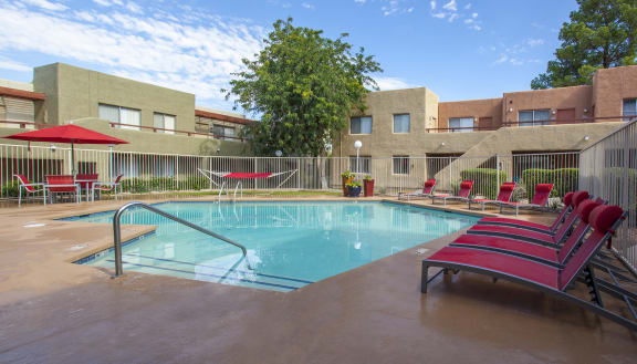 Pool at Zona Verde Apartments