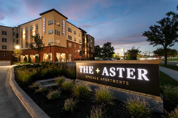 The Aster Signage
