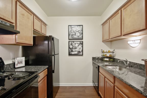 Mirage Upgrade Kitchen with Granite Mirage Upgrade Kitchen with Granite, at Lakeside Village Apartments, Clinton Township 48038