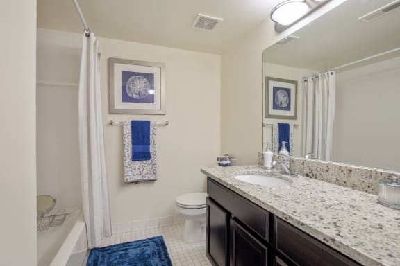 Twilight Upgraded Bathroom at Lakeside Village Apartments Clinton Township MI Twilight Upgraded Bathroom at Lakeside Village Apartments Clinton Township MI