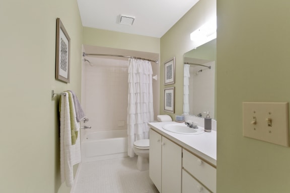 Classic Bathroom at Lakeside Village Apartments Clinton Township MI Classic Bathroom at Lakeside Village Apartments Clinton Township MI