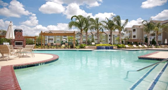 Sparkling resort style swimming pool, Houma Highlands, Houma, LA 70360