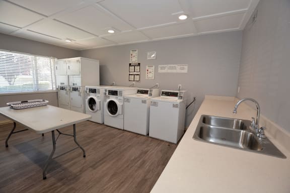 View of laundry room