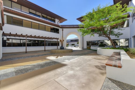 Exterior of the buildings at Calabasas Square business park