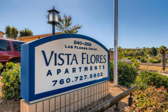 Vista Flores Monument Sign