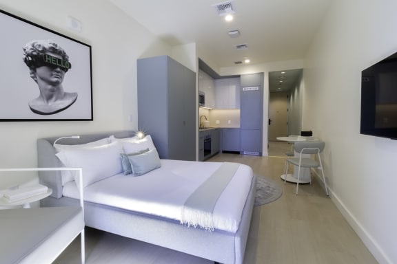 WLJ 1002 West Hollywood Apartment Bedroom