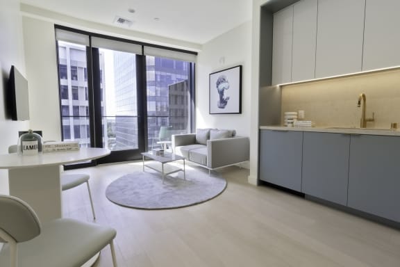 WLJ 1004 Beverly Hills Apartments Living Room