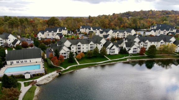 Aerial View Fall Colors Aerial View Fall Colors