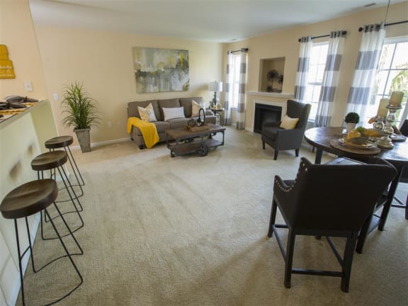 Cottage Open Concept Spacious Living Spaces