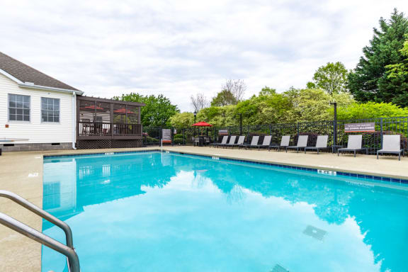 swimming pool with sundeck