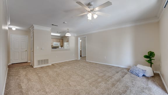 Carpeted Living Area at Cleburne Terrace, Cleburne