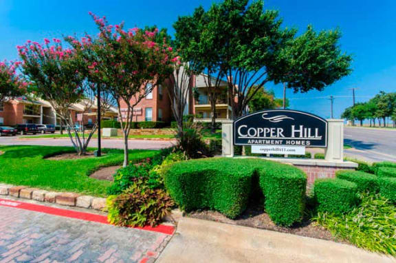 Entrance to Copper Hill Apartments