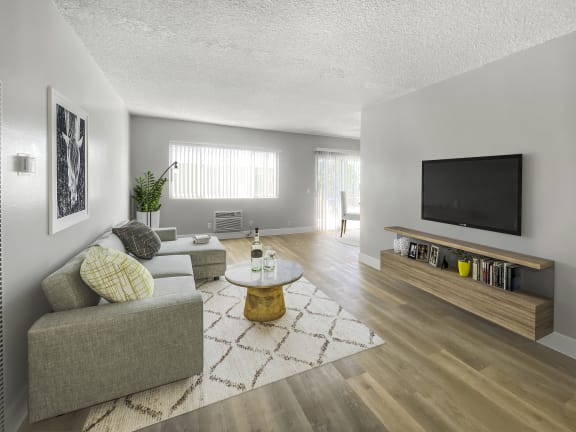 The Summit at La Crescenta Virtual Staging for Living Area of One Bedroom
