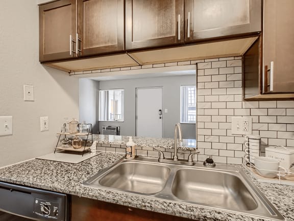 breakfast bar at Live on Federal Apartments