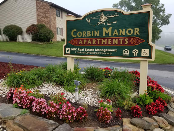 Monument Sign at Corbin Manor Corbin, Kentucky