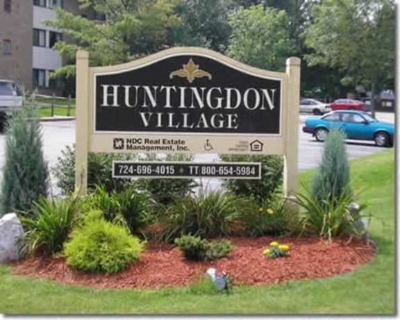Monument Sign at Huntingdon Village Hunker, PA