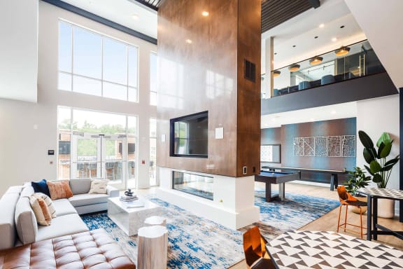 Living room at 99 Bridge, Old Bridge