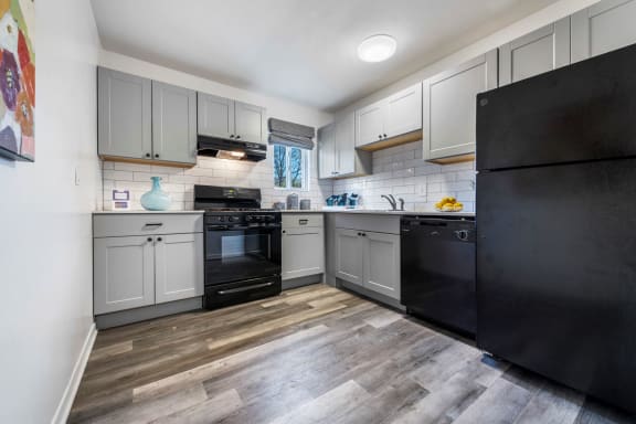 The Hamptons Apartments in Virginia Beach renovated style Kitchen