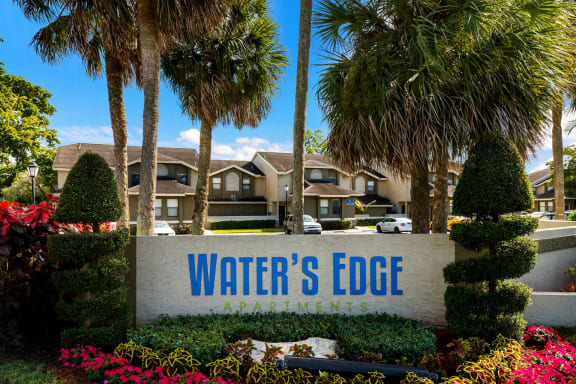 Property Signage at Water's Edge, Sunrise, FL