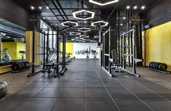 State-of-the-Art Fitness Center at K Square, Chicago Illinois