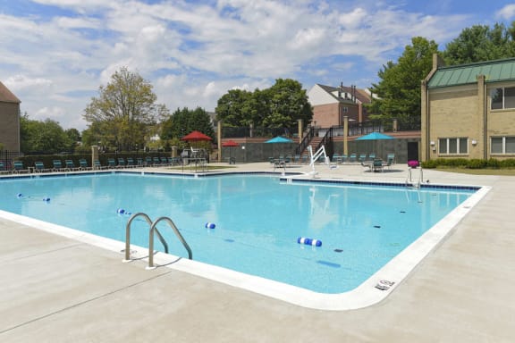 Sparkling Swimming Pool at McDonogh Township Apartments, Owings Mills, MD
