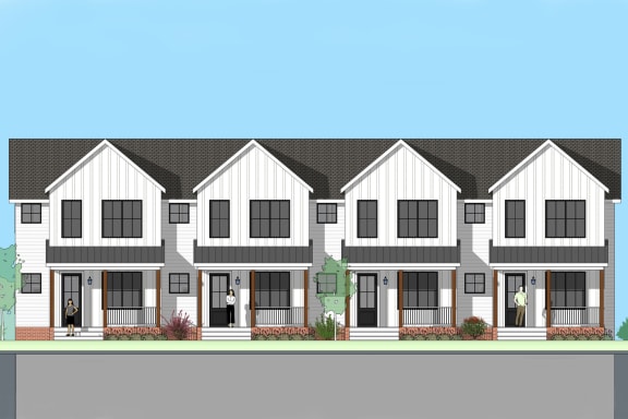 Rendering - Hawthorne Row Townhomes located in Bentonville, AR