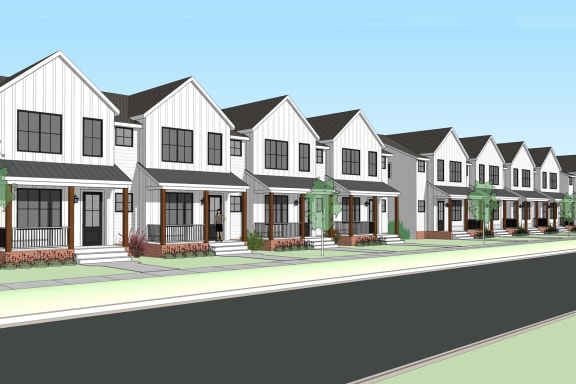 Rendering - Hawthorne Row Townhomes located in Bentonville, AR