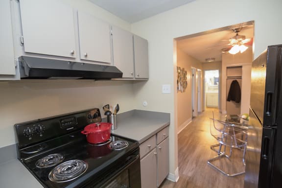 Flight at Lowry Apartments Model Kitchen and Dining Room