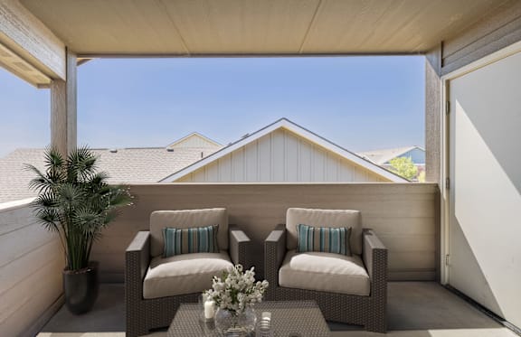 Large Patio at Brooklyn West Apartments, Montana, 59808