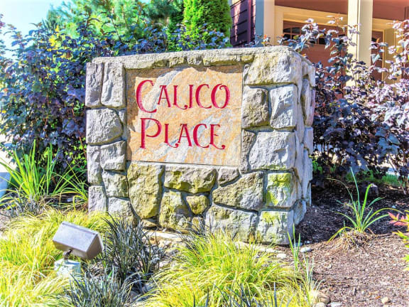 Calico Place  monument sign