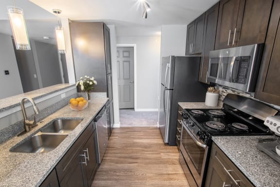 Kitchen at Black Feather Apartments in Castle Rock, CO