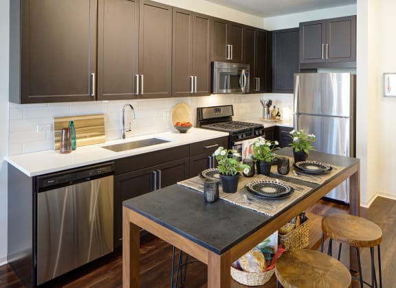 Eat-in Kitchens at Courthouse Square Apartments, Wheaton, 60187