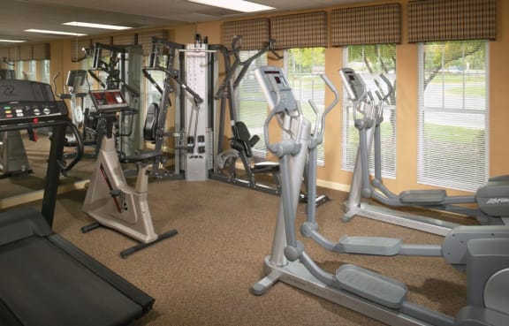 Cardio Machines In Gym at The Fields at Cascades, Sterling, VA