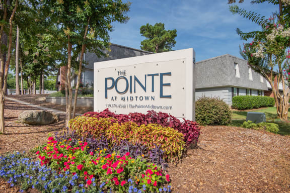 Property Signage at The Pointe at Midtown, Raleigh, NC, 27609