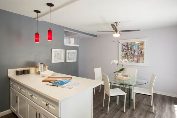 Kitchen & Dining Area at Marine View Apartments, San Pedro, CA