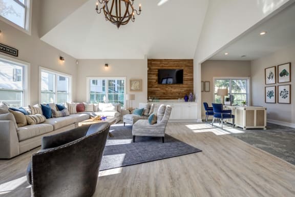 Living Room With Expansive Window at The Watch on Shem Creek, Mt. Pleasant, South Carolina
