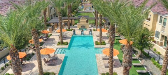 Resort Style Apartment homes at Bella Victoria Apartments in Mesa Arizona January 2021