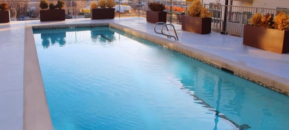 Beautiful Lap Pool at Kimpton Square Senior Apartments, Midvale, UT 84047
