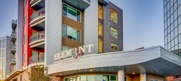 Leasing Office Entrance at Element 31 Apartments, Salt Lake City, Utah