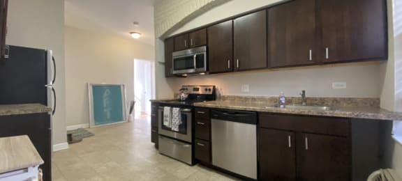Upgraded kitchen with historic vintage charm - 2 Bedroom A