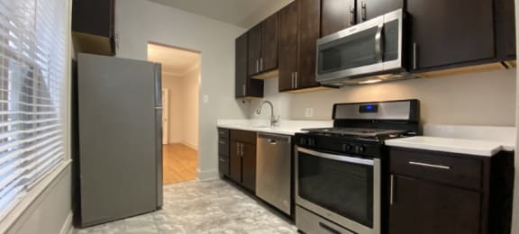 Beautiful kitchen with stainless steel appliances and dishwasher