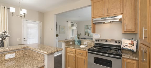Granite Countertop Kitchen at Atwood Apartments, Citrus Heights, CA, 95610