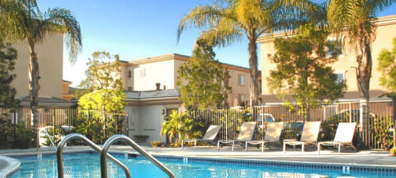 Swimming Pools and Sundeck at Union Place Apartments, 1500 Cherry St. Suite 5106A, Placentia