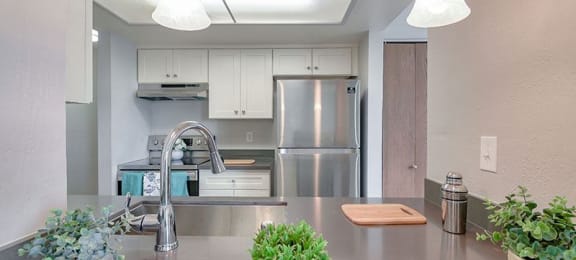 Kitchen with appliances l Lawton Park Apartments in Seattle Wa