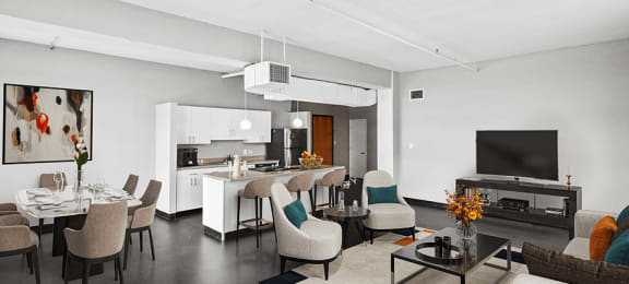 apartment living at Block 2 Lofts Apartments