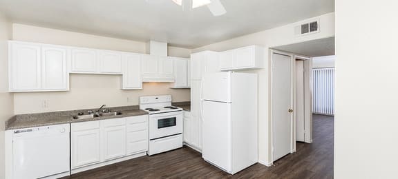 Kitchen at Woodcreek Apartments in Las Vegas NV
