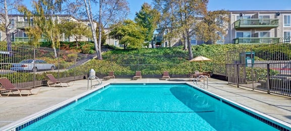 pool at Baycliff Apartments in Richmond, CA
