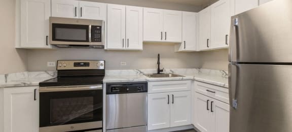 White cabinetry 