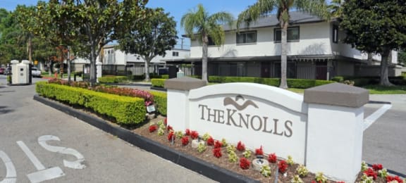 monument sign l The Knolls Apartment in Orange CA